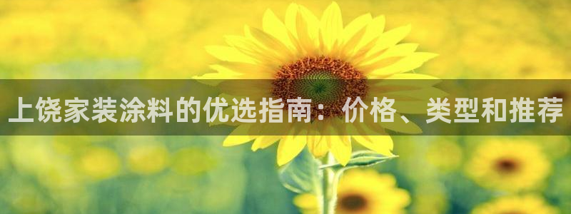 和记娱好网址：上饶家装涂料的优选指南：价格、类型和推荐