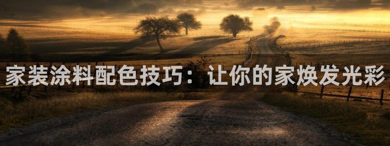 和记官网[中国]官方网站：家装涂料配色技巧：让你的家焕发光彩