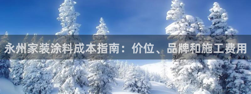 和记(福建)商贸有限公司：永州家装涂料成本指南：价位、品牌和施工费用