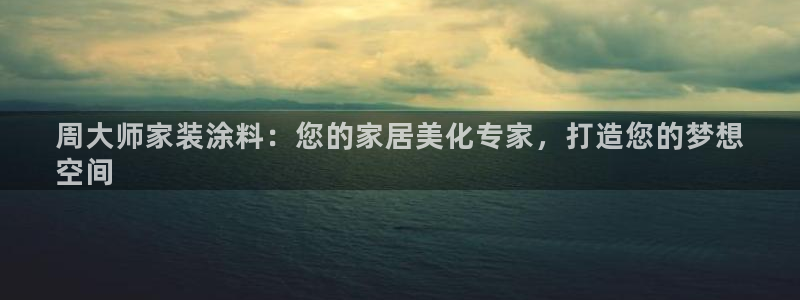 和记paging：周大师家装涂料：您的家居美化专家，打造您的梦想
空间
