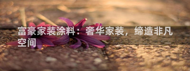 和记平台登陆：富豪家装涂料：奢华家装，缔造非凡
空间