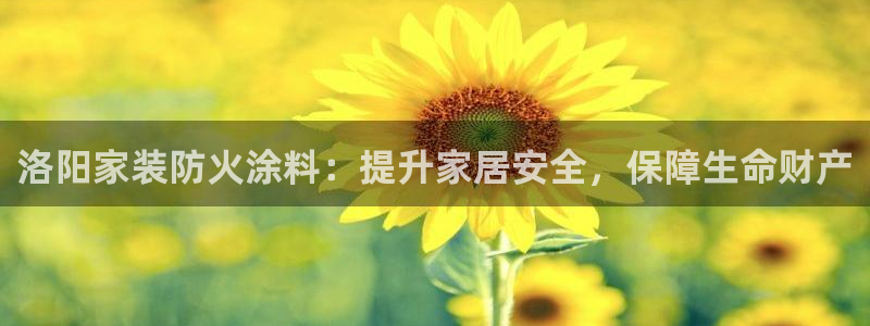 和记AG：洛阳家装防火涂料：提升家居安全，保障生命财产
