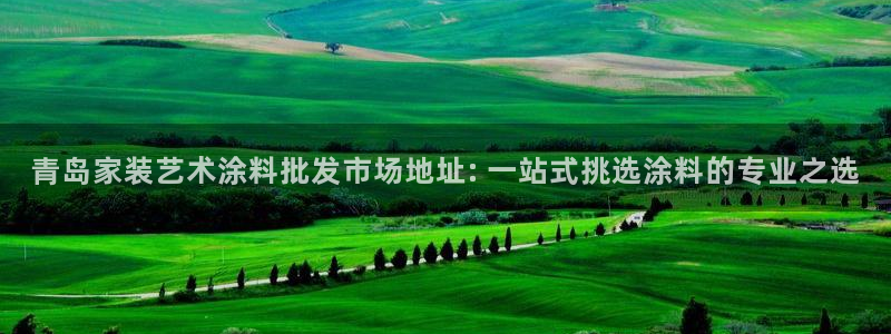 和记娱好网址：青岛家装艺术涂料批发市场地址: 一站式挑选涂料的专业之选