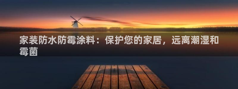 和记hj：家装防水防霉涂料：保护您的家居，远离潮湿和
霉菌