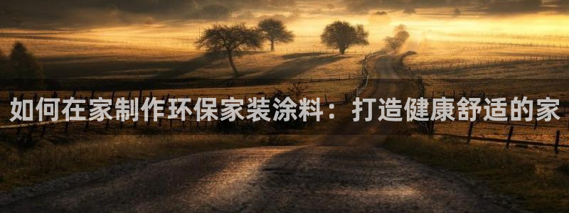 和记官网 公司：如何在家制作环保家装涂料：打造健康舒适的家